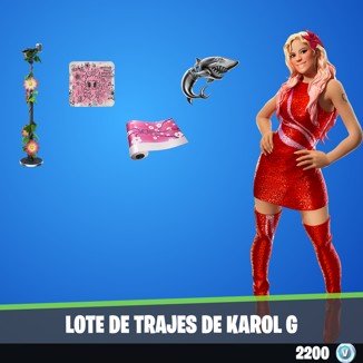 Lote de trajes de Karol G